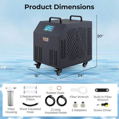 Turbo-Charged Water Cooling Unit - Best Cold Plunge Tubs - Best Cold Plunge Tubs