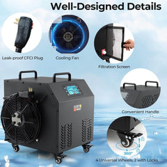 Turbo-Charged Water Cooling Unit - Best Cold Plunge Tubs - Best Cold Plunge Tubs