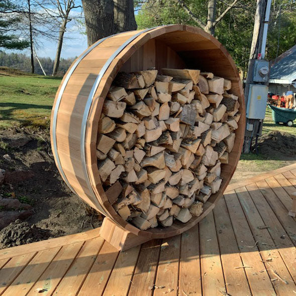 5' Clear Cedar Firewood Storage by Leisurecraft