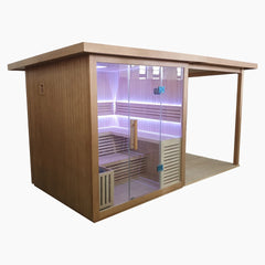 Sauna Deck Extension (6 Person Traditional Sauna) by REVIVE