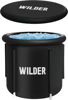 Wilder XL Ice Bath Cold Plunge – 86 Gallon Portable Ice Bath Tub for Recovery and Cold Water Therapy – Triple Insulated