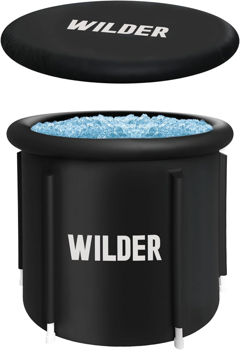 Wilder XL Ice Bath Cold Plunge – 86 Gallon Portable Ice Bath Tub for Recovery and Cold Water Therapy – Triple Insulated
