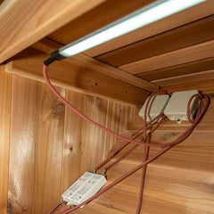 Saunalumin Double Bench Set by Leisurecraft