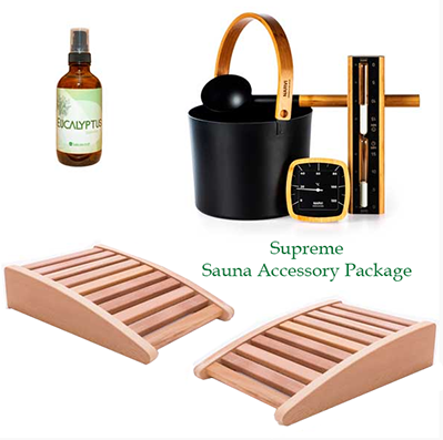 Supreme Sauna Accessory Package by Leisurecraft