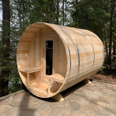 CT Serenity Barrel Sauna Deluxe Package by Leisurecraft