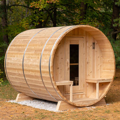 CT Serenity Barrel Sauna Deluxe Package by Leisurecraft