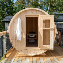 CT Harmony Barrel Sauna Deluxe Package by Leisurecraft