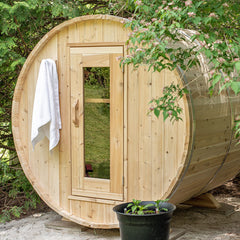 CT Harmony Barrel Sauna Deluxe Package by Leisurecraft