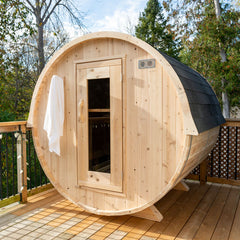 CT Harmony Barrel Sauna Deluxe Package by Leisurecraft