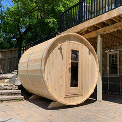CT Harmony Barrel Sauna Deluxe Package by Leisurecraft