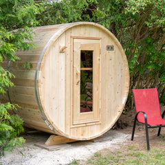 CT Harmony Barrel Sauna Deluxe Package by Leisurecraft