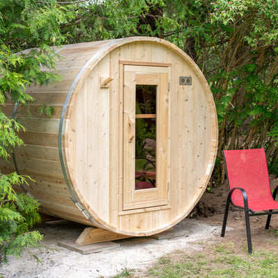 CT Harmony Barrel Sauna Deluxe Package by Leisurecraft