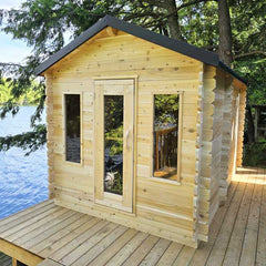 CT Georgian Cabin Full Package Sauna w/Changeroom by Leisurecraft