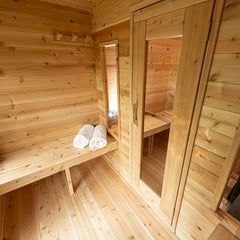 CT Georgian Cabin Full Package Sauna w/Changeroom by Leisurecraft