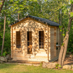 CT Georgian Cabin Sauna All Inclusive Package w/Changeroom by Leisurecraft