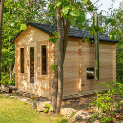 CT Georgian Cabin Sauna All Inclusive Package w/Changeroom by Leisurecraft