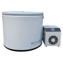 2 Person Traditional Sauna & Inflatable Pod Plunge by REVIVE