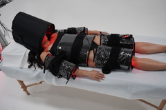 Full Body Red Light Therapy System 12,690 LED's in System. Includes 4 Pads 11" X 27", 2 Pads 11' X 16", 1 Face Dome, 1 Chin Pad - Best Cold Plunge Tubs - Red Light Pro Devices