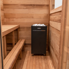Cove Outdoor Sauna - 3 Person - Best Cold Plunge Tubs - Patio Elegance