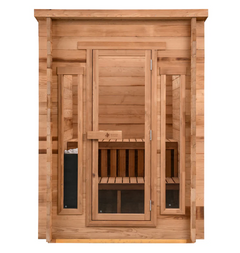 Cabin Outdoor Sauna – 4 Person Classic Outdoor Sauna - Best Cold Plunge Tubs - Patio Elegance
