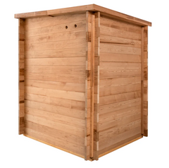 Cabin Outdoor Sauna – 4 Person Classic Outdoor Sauna - Best Cold Plunge Tubs - Patio Elegance