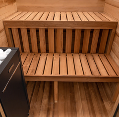 Cabin Outdoor Sauna – 4 Person Classic Outdoor Sauna - Best Cold Plunge Tubs - Patio Elegance