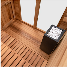 Garden Outdoor Sauna - 8 Person - Best Cold Plunge Tubs - Patio Elegance