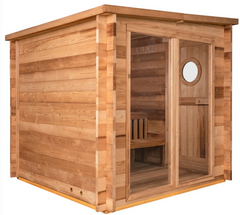 Garden Outdoor Sauna - 8 Person - Best Cold Plunge Tubs - Patio Elegance