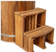 Alaskan Cold Plunge Tub – Classic Outdoor Cold Therapy Barrel Tub - Best Cold Plunge Tubs - Patio Elegance