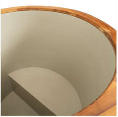 Alaskan Cold Plunge Tub – Classic Outdoor Cold Therapy Barrel Tub - Best Cold Plunge Tubs - Patio Elegance