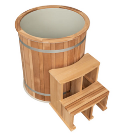 Alaskan Cold Plunge Tub – Classic Outdoor Cold Therapy Barrel Tub - Best Cold Plunge Tubs - Patio Elegance