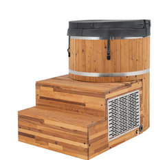 Alaskan All-In-One Cold Plunge Kit – Premium Barrel Cold Therapy Tub - Best Cold Plunge Tubs - Patio Elegance