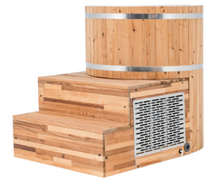 Alaskan All-In-One Cold Plunge Kit – Premium Barrel Cold Therapy Tub - Best Cold Plunge Tubs - Patio Elegance