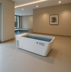 Acrylic Plunge Pool With Integrated Chiller/Heater with Massage - Best Cold Plunge Tubs - MedEq Fitness