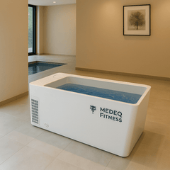 Acrylic Plunge Pool With Integrated Chiller/Heater with Massage - Best Cold Plunge Tubs - MedEq Fitness