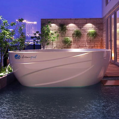 Dreampod Ice Bath With Chiller Premium Fiberglass Floatation Tank [DPIB101WPE] (SAK17942) - Best Cold Plunge Tubs - SAKSBY WHOLESALE
