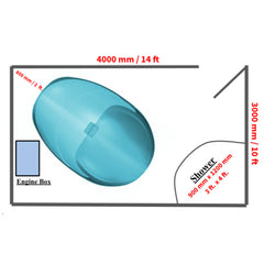 Dreampod Vmax Commercial Home Flotation Sensory Isolation Tank Pod Spa [DPFP202WPE] (SAK95142) - Best Cold Plunge Tubs - SAKSBY WHOLESALE