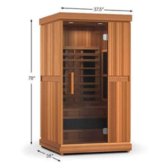 Finnmark FD-1 Full Spectrum 1-Person Home Infrared Sauna With Bluetooth Audio [FD-KN001] (SAK18374) - Best Cold Plunge Tubs - SAKSBY WHOLESALE