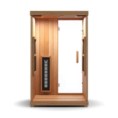 Finnmark FD-2 Full-Spectrum 2-Person Home Infrared Sauna With Built-In LCD Touchscreen Controller [FD-KN002] (SAK94731) - Best Cold Plunge Tubs - SAKSBY WHOLESALE
