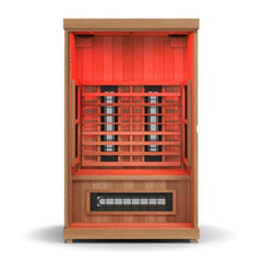 Finnmark FD-2 Full-Spectrum 2-Person Home Infrared Sauna With Built-In LCD Touchscreen Controller [FD-KN002] (SAK94731) - Best Cold Plunge Tubs - SAKSBY WHOLESALE