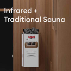 Finnmark FD-4 Trinity 2-Person Home Infrared & Steam Sauna Combo [FD-KN004] (SAK41865) - Best Cold Plunge Tubs - SAKSBY WHOLESALE