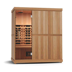 Finnmark FD-3 Full Spectrum 4-Person Capacity Home Infrared Sauna With Adjustable Sauna Feet [FD-KN003] (SAK52689) - Best Cold Plunge Tubs - SAKSBY WHOLESALE