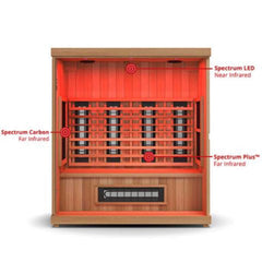 Finnmark FD-3 Full Spectrum 4-Person Capacity Home Infrared Sauna With Adjustable Sauna Feet [FD-KN003] (SAK52689) - Best Cold Plunge Tubs - SAKSBY WHOLESALE