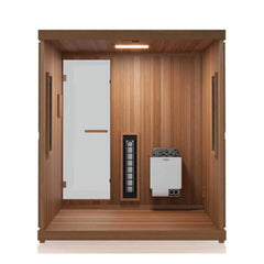 Finnmark FD-5 Trinity XL 4-Person Home Infrared & Steam Sauna Combo [FD-KN005] (SAK37258) - Best Cold Plunge Tubs - SAKSBY WHOLESALE