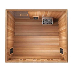 Finnmark FD-5 Trinity XL 4-Person Home Infrared & Steam Sauna Combo [FD-KN005] (SAK37258) - Best Cold Plunge Tubs - SAKSBY WHOLESALE