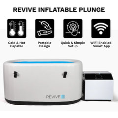 Inflatable Plunge by REVIVE - Best Cold Plunge Tubs - REVIVE