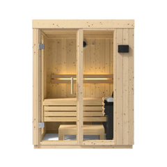 Kohler C1 Luxury Indoor Scandinavian Spruce Home Sauna Kit (SAK60418) - Best Cold Plunge Tubs - SAKSBY WHOLESALE