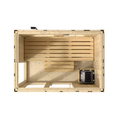 Kohler C1 Luxury Indoor Scandinavian Spruce Home Sauna Kit (SAK60418) - Best Cold Plunge Tubs - SAKSBY WHOLESALE