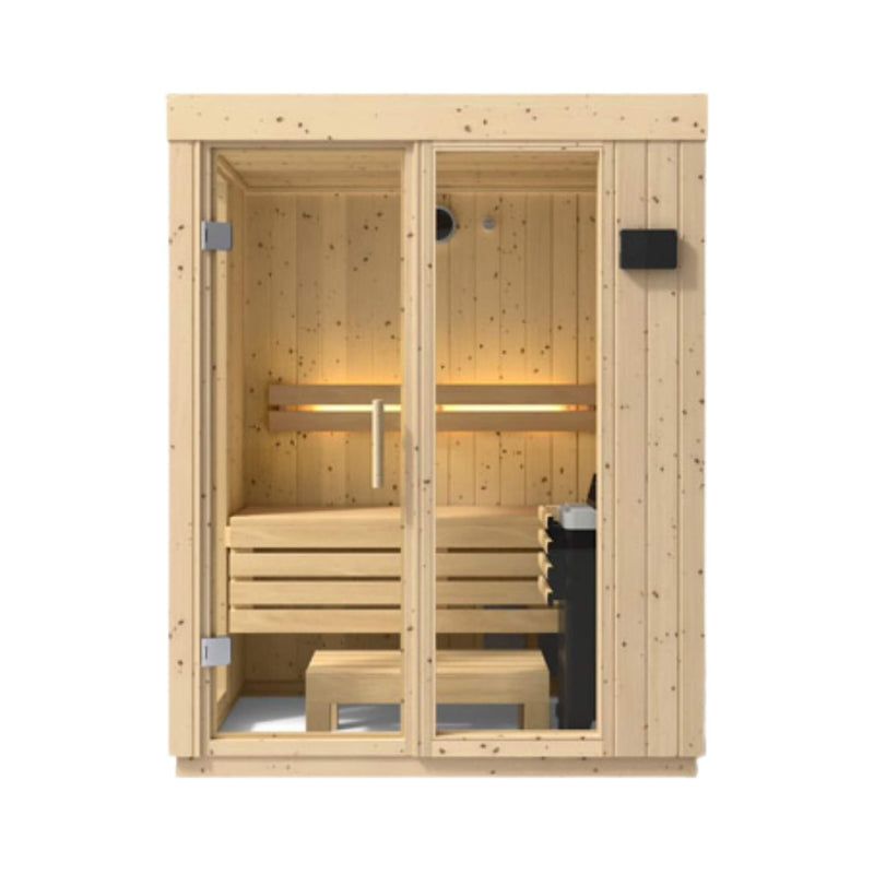 Kohler C1 Luxury Indoor Scandinavian Spruce Home Sauna Kit (SAK60418) - Best Cold Plunge Tubs - SAKSBY WHOLESALE