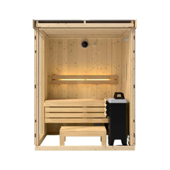 Kohler C1 Luxury Indoor Scandinavian Spruce Home Sauna Kit (SAK60418) - Best Cold Plunge Tubs - SAKSBY WHOLESALE
